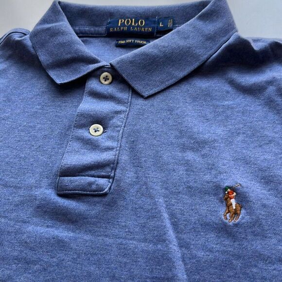 Polo Ralph Lauren Pima Soft Touch Polo Mens L - Picture 4 of 9